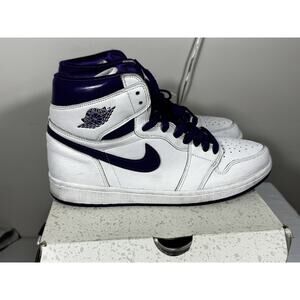 Air Jordan 1 OG High Court Purple W 2021 White Purple Size 12 CD0461-151